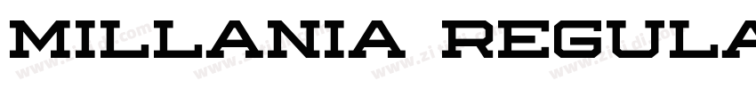 Millania Regular字体转换